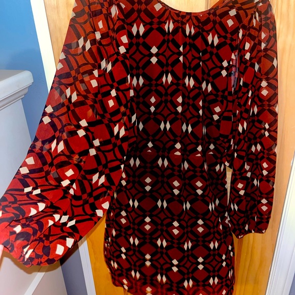 NWT Small  Zara patterned Zara dress with back zipper “The Sadie Dress” - Picture 4 of 8